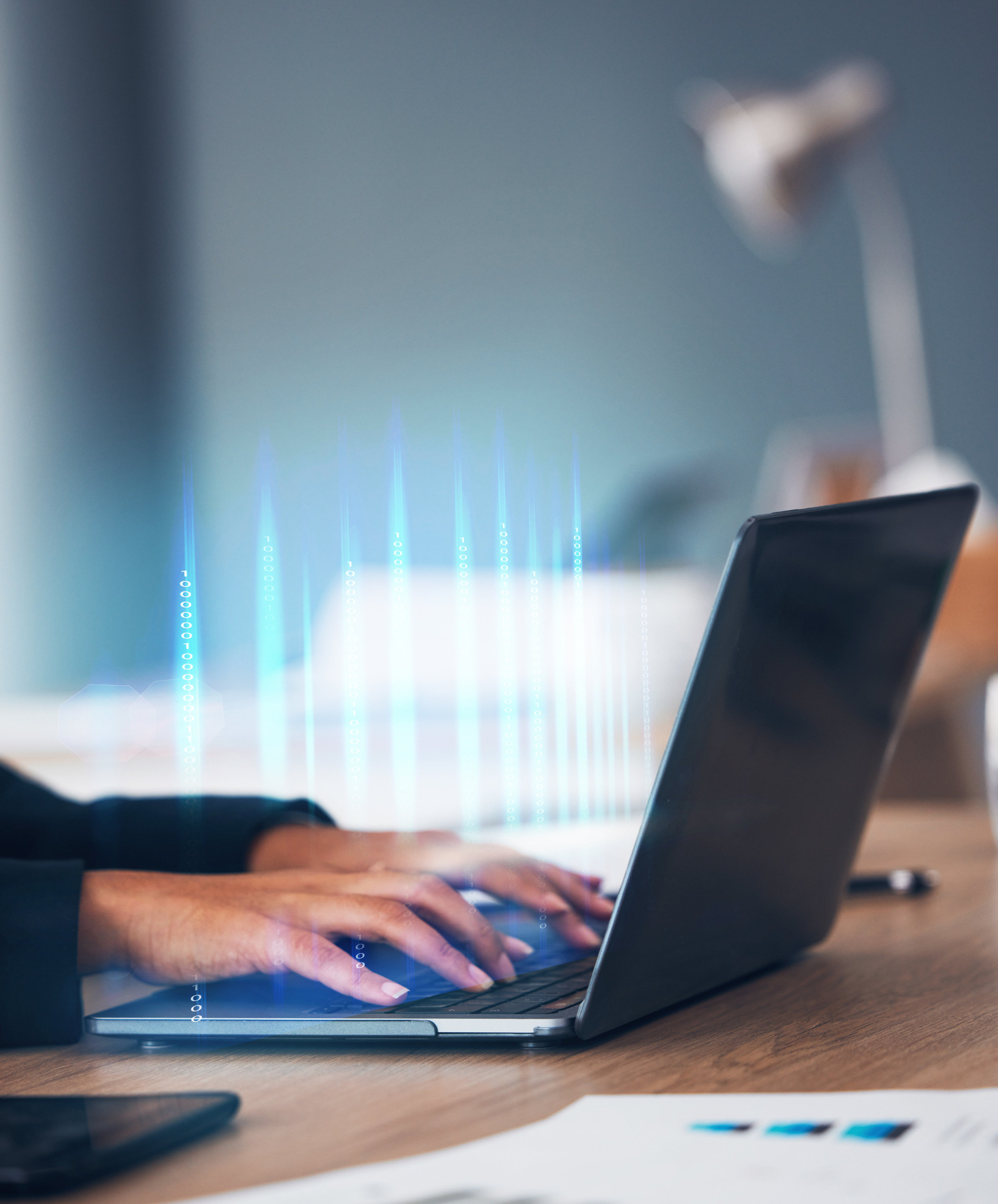 Aluno a apresentar o seu projeto final de web design